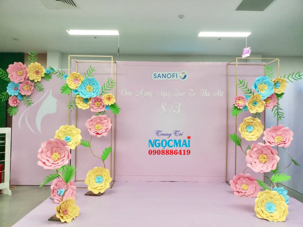 Trang trí tiệc ngày 8/3