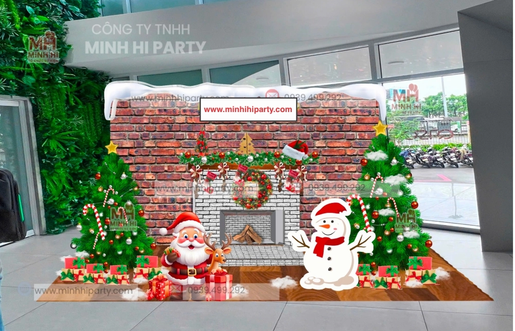 Trang trí tiểu cảnh Noel