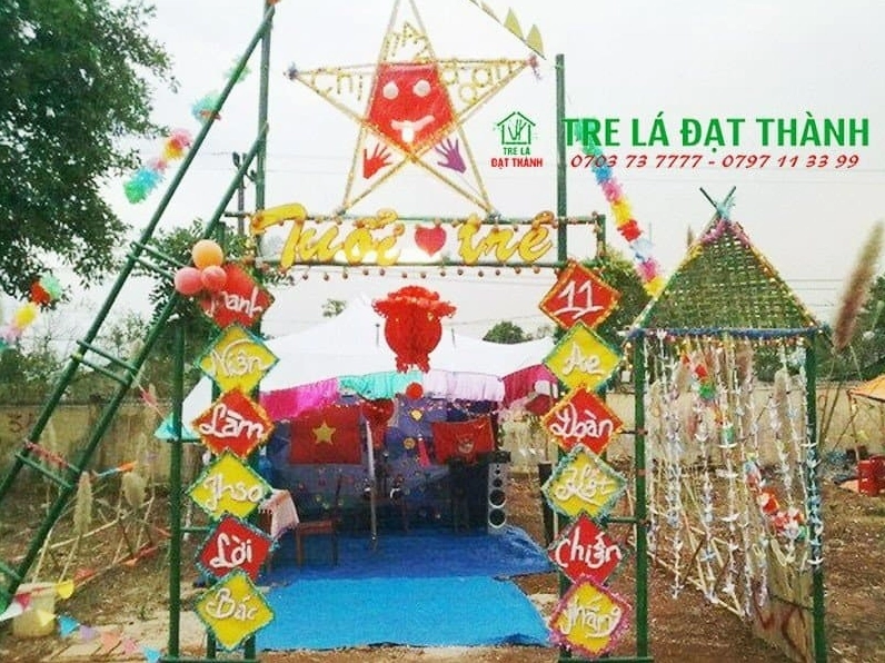 Trang trí trại Trung thu