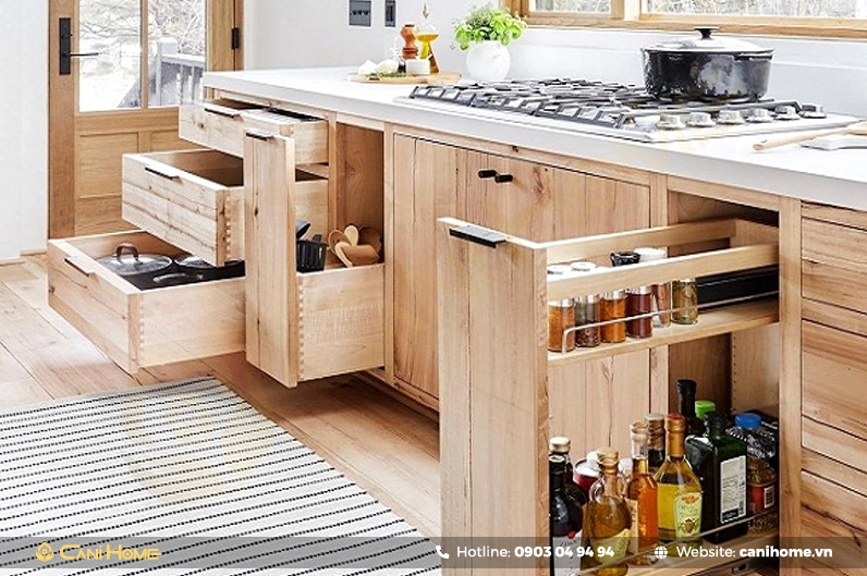 Trang trí tủ bếp độc đáo