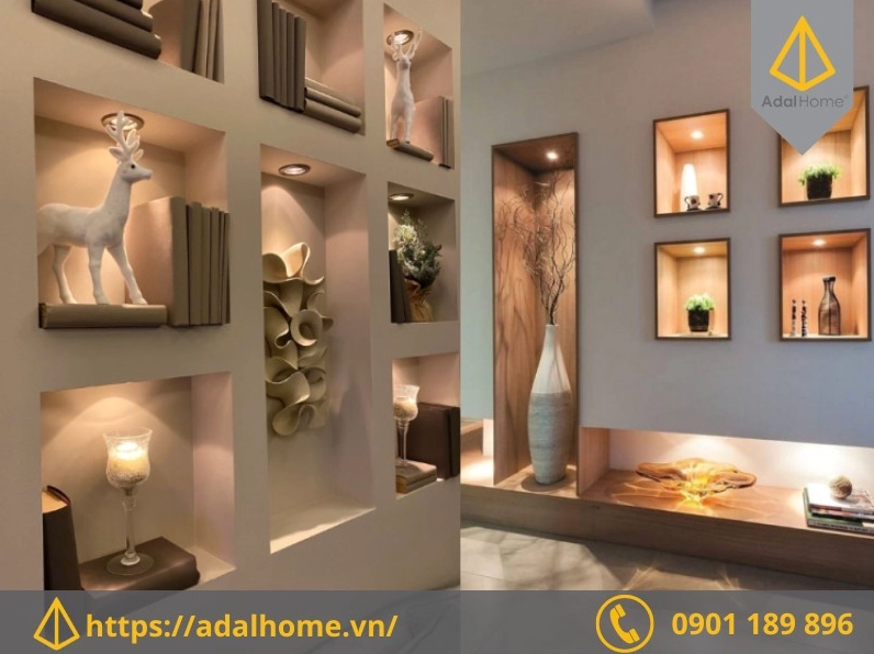 Trang trí tường phòng khách với tranh ảnh