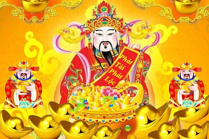 Tranh ảnh Ông Thần Tài