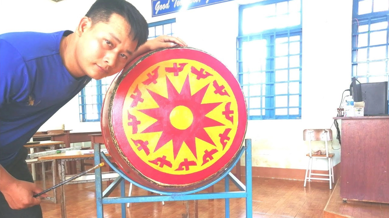 Trống khai giảng đẹp mắt
