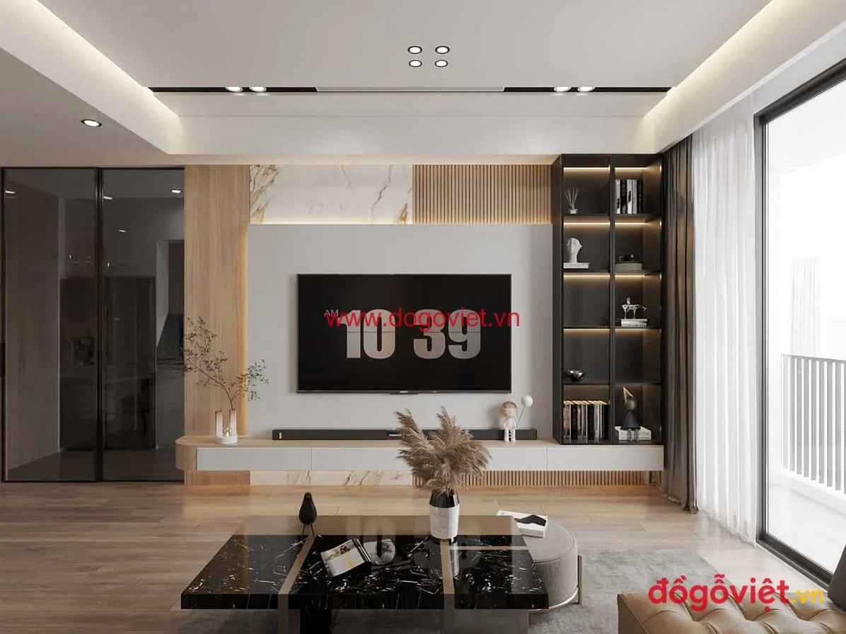Vách tivi hiện đại