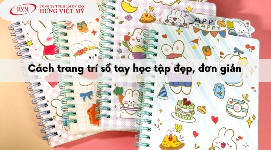 Vật liệu cần thiết để trang trí sổ tay