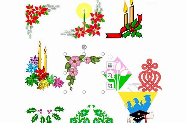 Vẽ hoa trang trí viền giấy A4