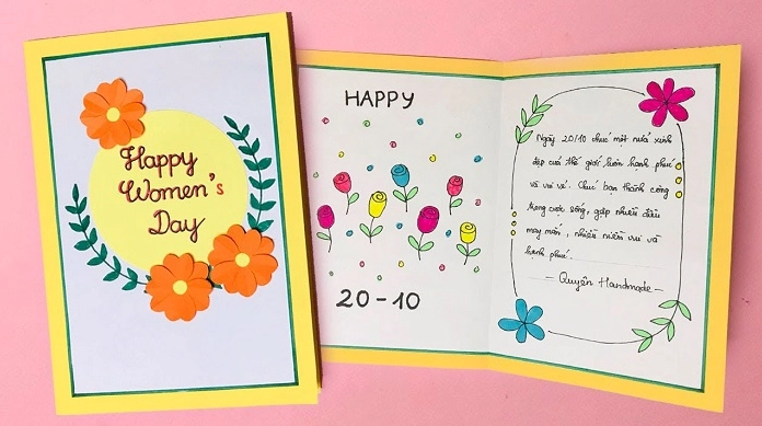Vẽ thiệp 20/10