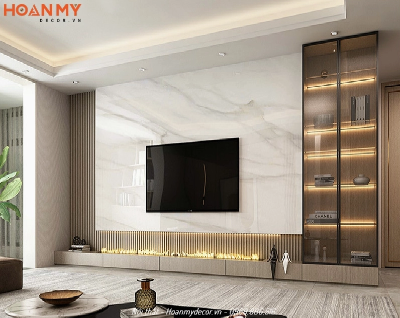 Vẽ tranh tường nghệ thuật cho phòng khách