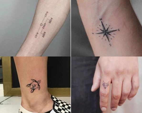 Vị trí xăm mini nam độc đáo