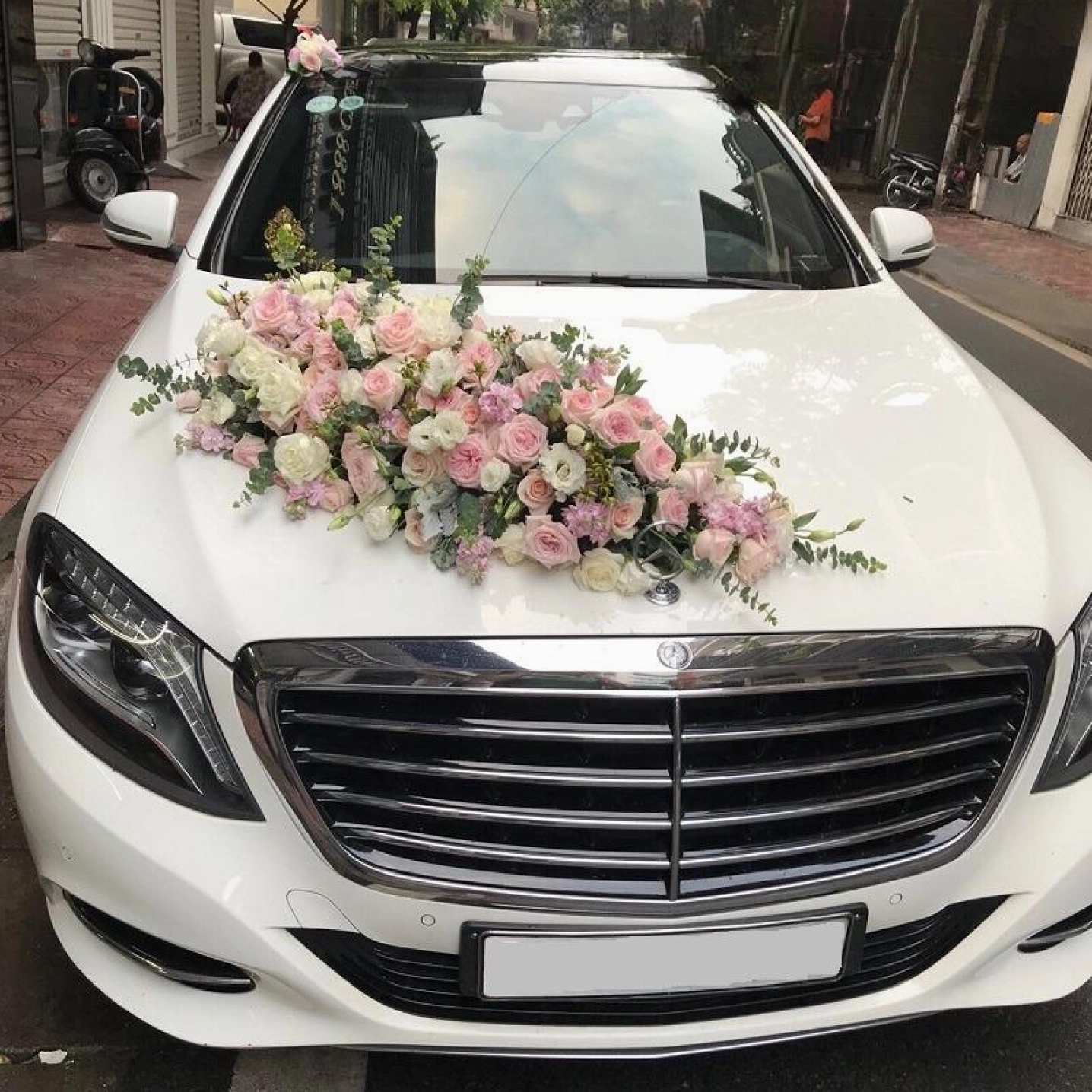 Xe hoa trang trí theo concept biển