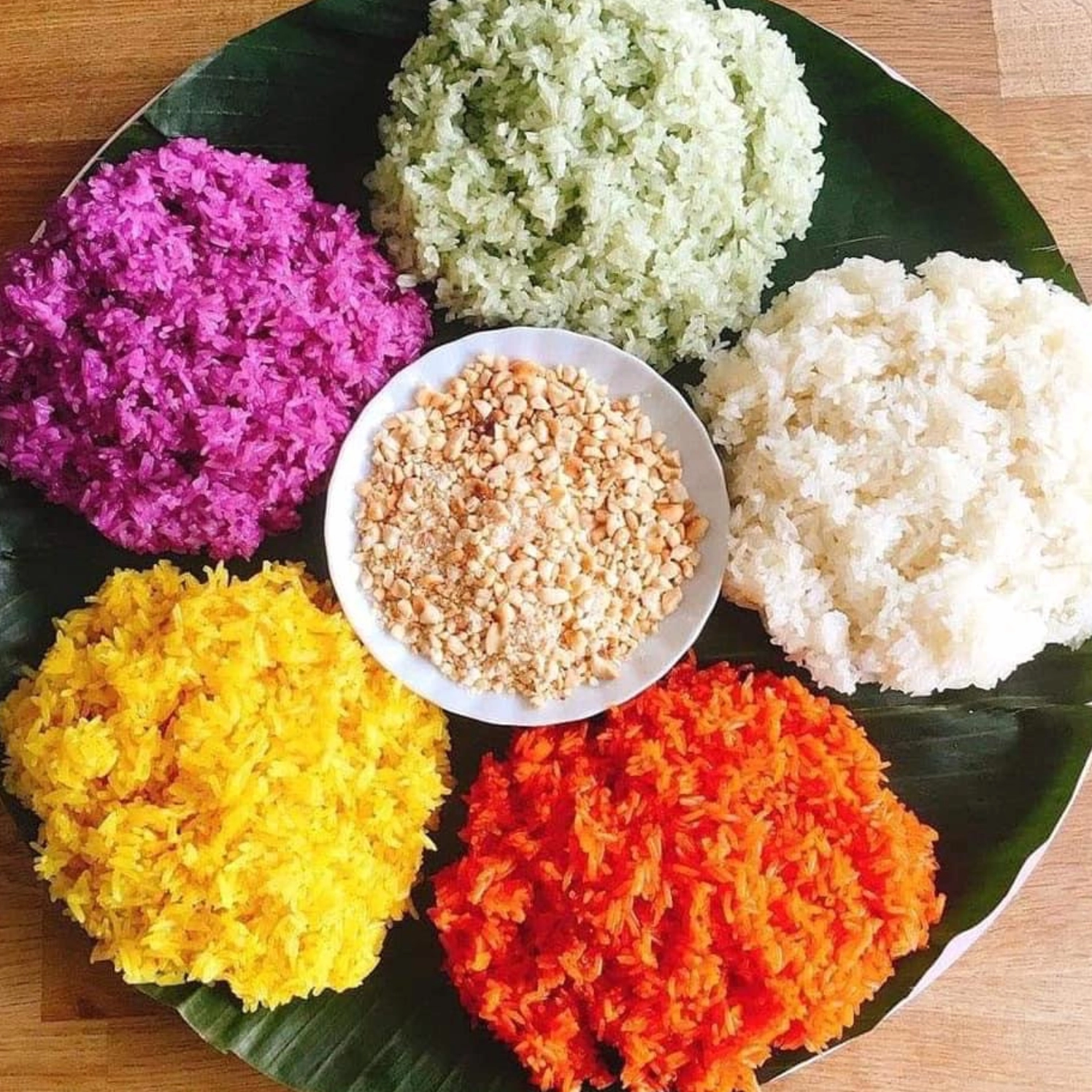 Xôi ngũ sắc đẹp