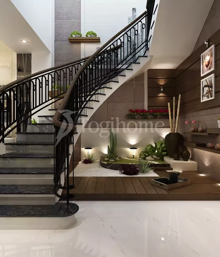 Ý nghĩa của việc trang trí gầm cầu thang đẹp