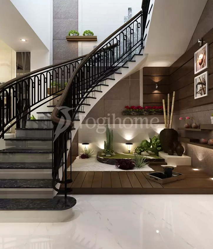 Ý nghĩa của việc trang trí gầm cầu thang đẹp