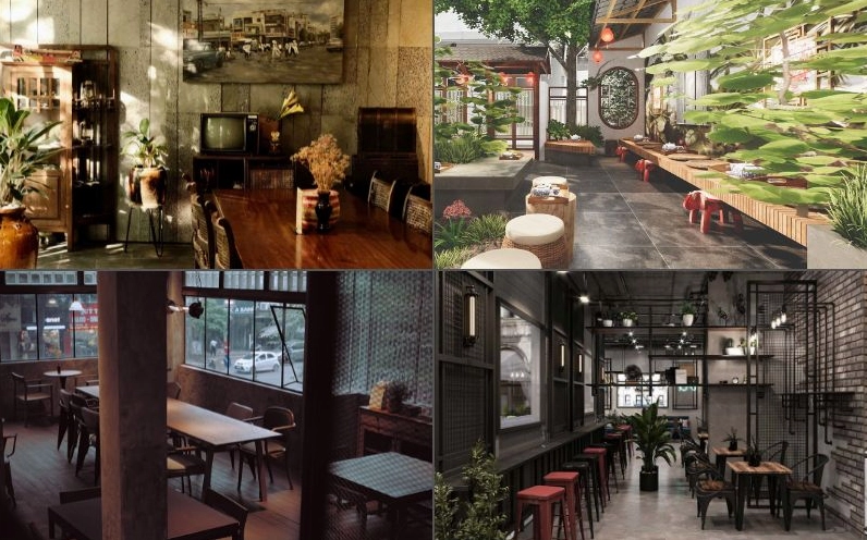 Ý tưởng decor quán cafe mới lạ