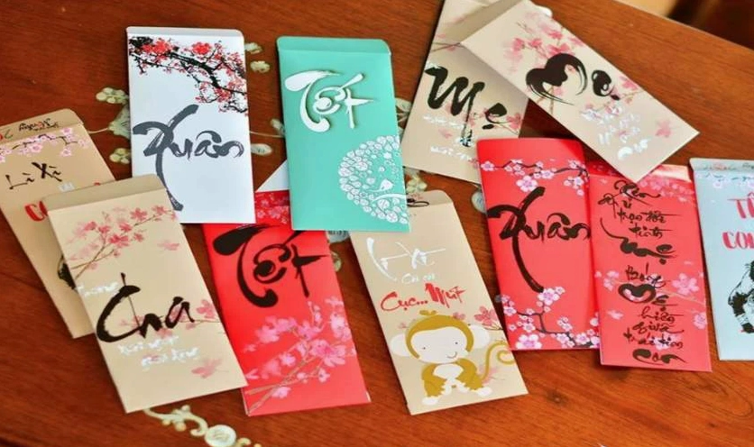 Ý tưởng trang trí bao lì xì Tết 2026