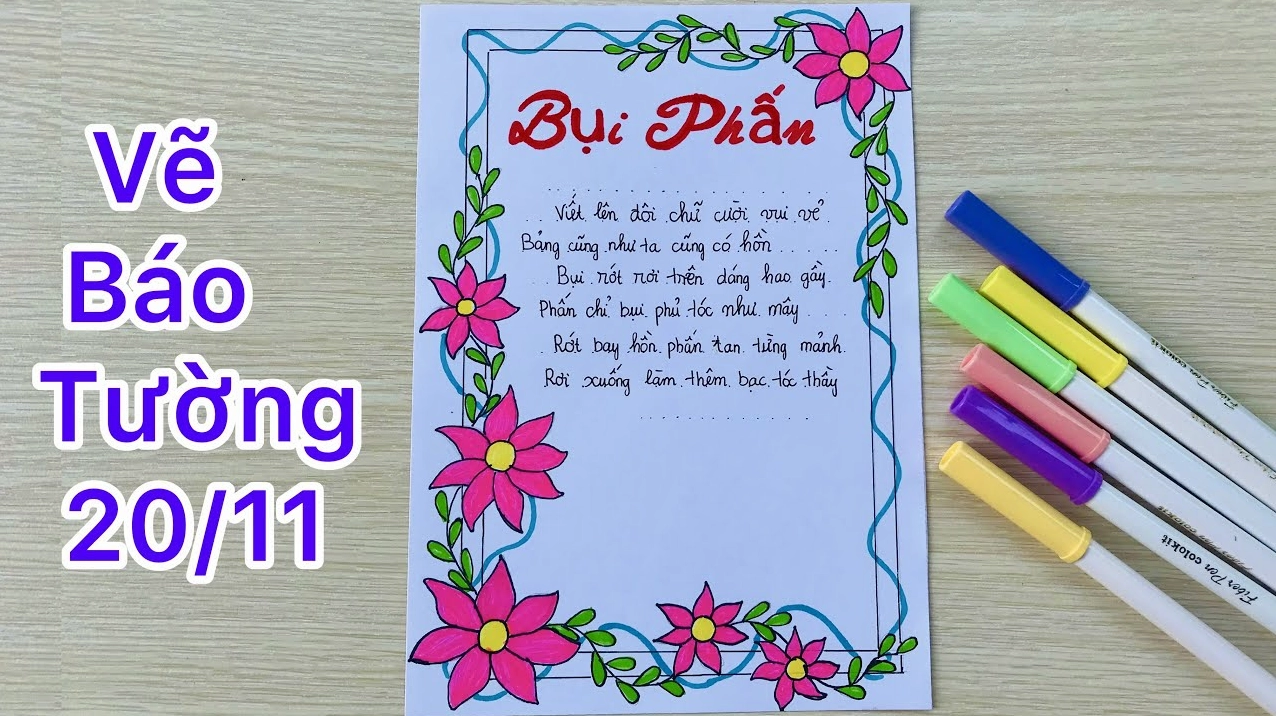 Ý tưởng trang trí báo tường sáng tạo