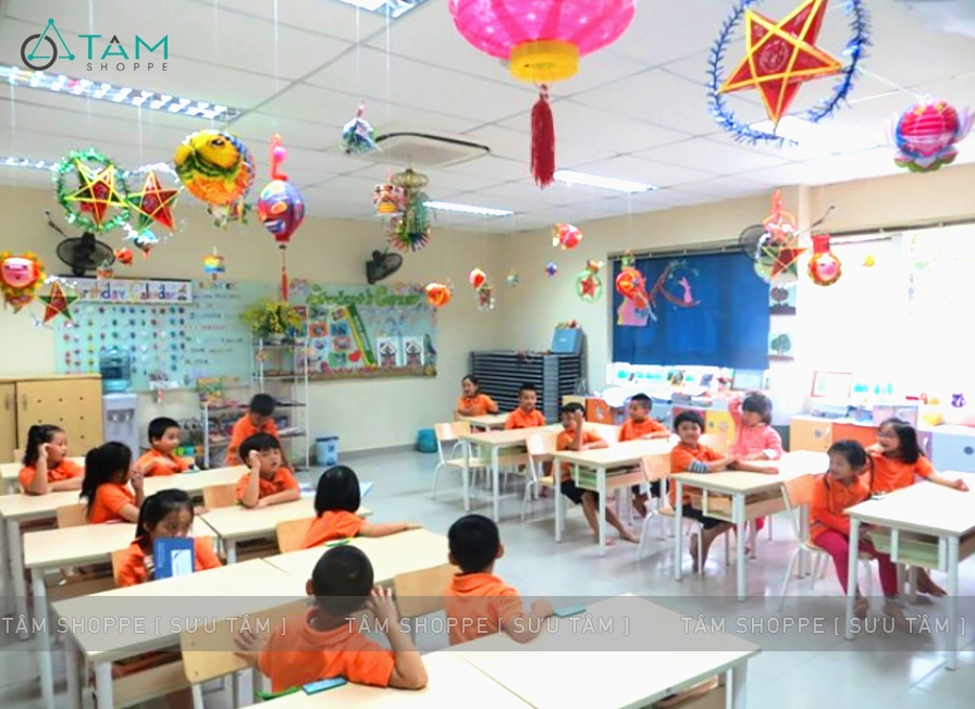 Ý tưởng trang trí trung thu cho lớp học đơn giản