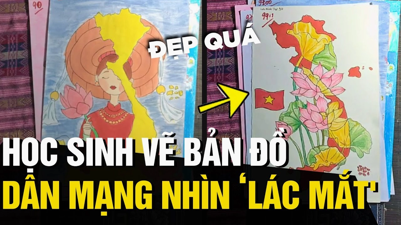 Ý tưởng trang trí tường với bản đồ Việt Nam